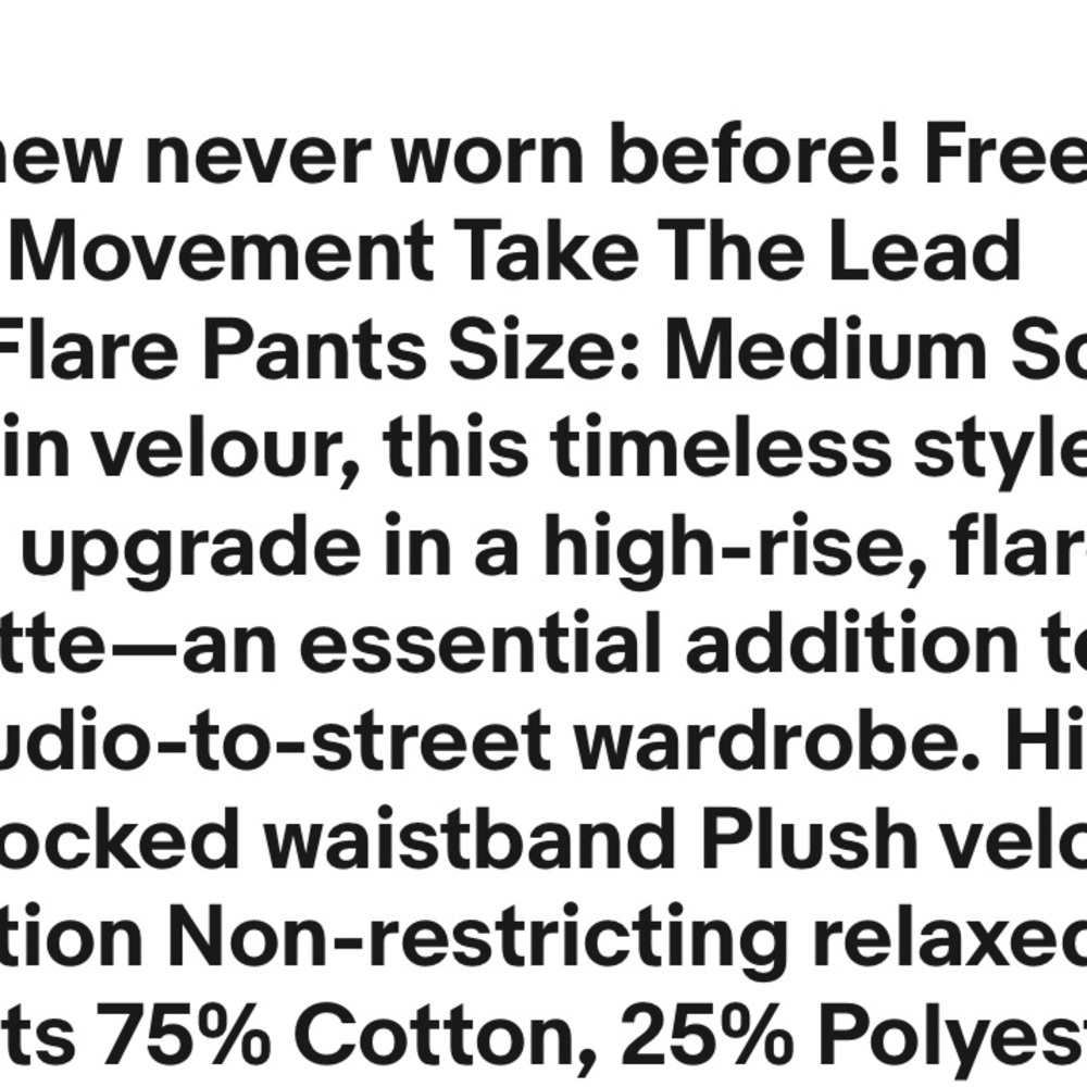 FP Movement by Free People Pink Boot Cut Flare Sweatpants - Picture 9 of 9
